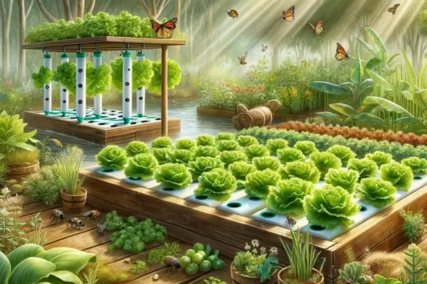 Estratégias de Permacultura Aplicadas ao Cultivo Hidropônico de Alface