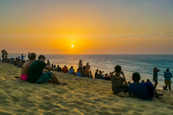 Com um dos melhores por do sol do brasil. Praia de Jericoacoara